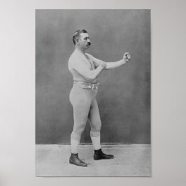 Póster John L. Sullivan - Campeón de boxeo de peso pesado