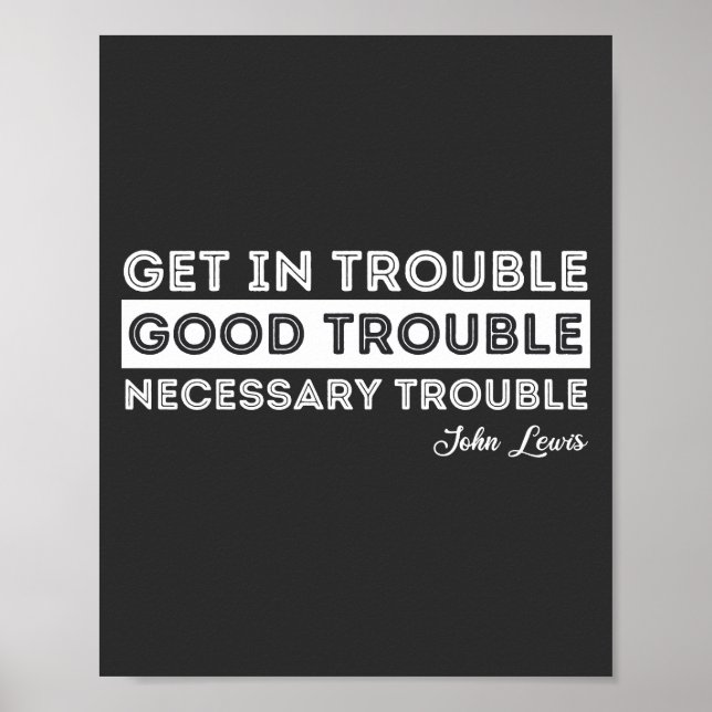 Póster John Lewis - Cita del buen problema (Frente)