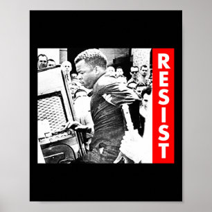 Póster John Lewis - Resist
