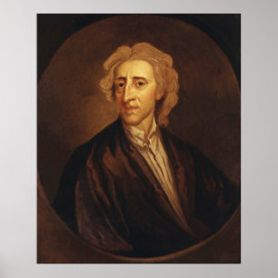Póster John Locke de sir Godfrey Kneller