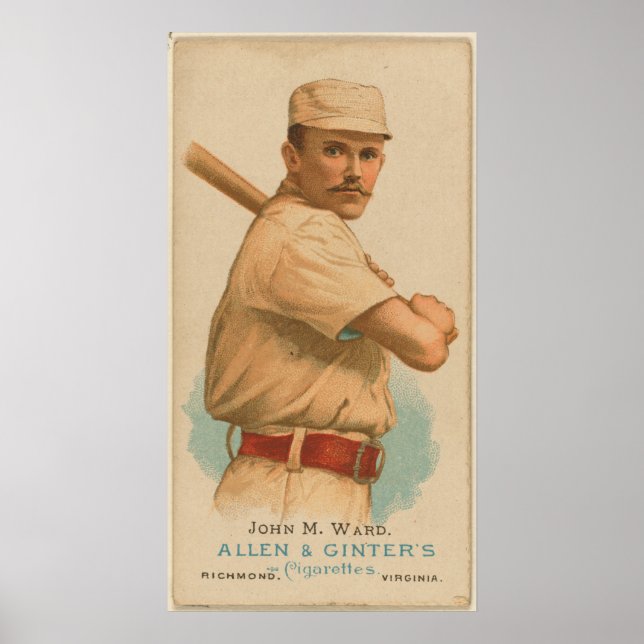 Póster John M. Ward, Gigantes de Nueva York (Frente)