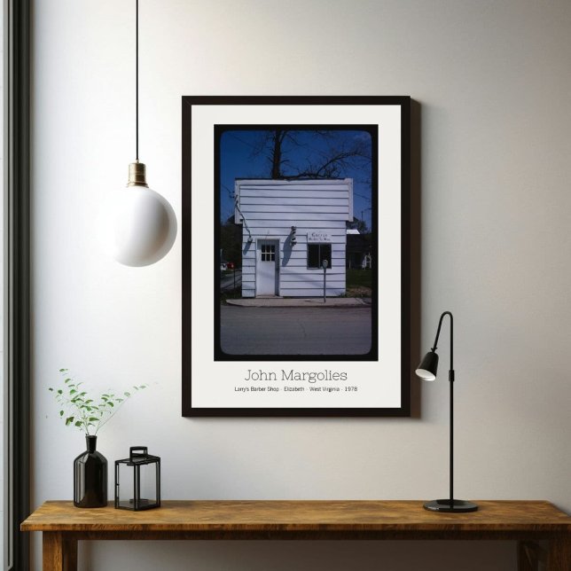 PÓSTER JOHN MARGOLIES - BARBER ELISABETH WEST VIRGINIA (Subido por el creador)