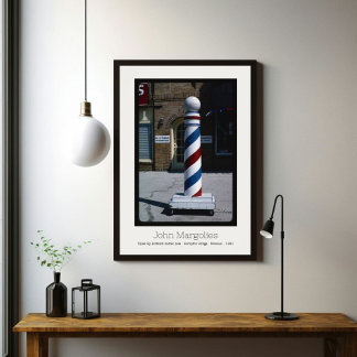 PÓSTER JOHN MARGOLIES - BARBER HAMPTON VILLAGE MISSOURI