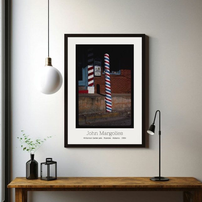 PÓSTER JOHN MARGOLIES - BARBER ROANOKE ALABAMA (Subido por el creador)