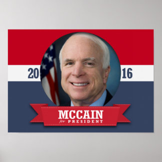 PÓSTER JOHN MCCAIN 2016