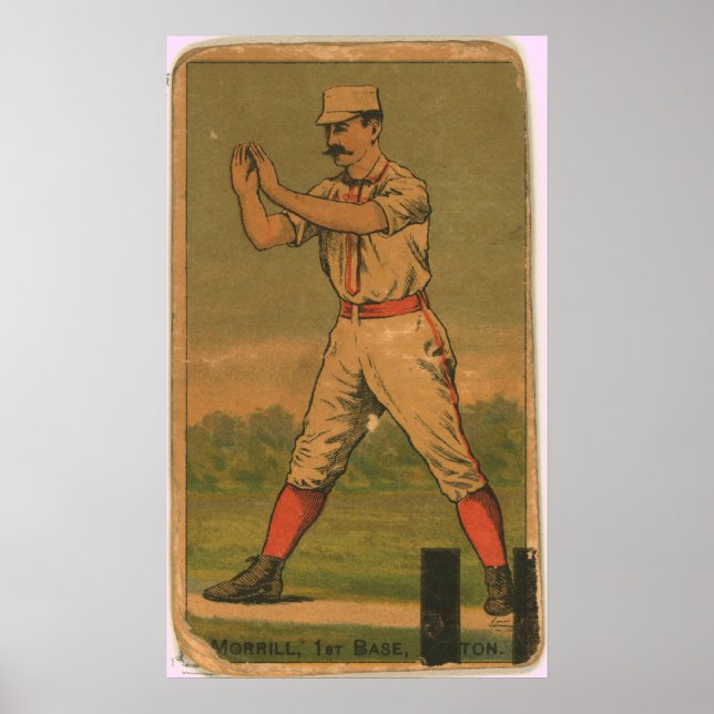 Póster John Morrill, Beaneaters de Boston (Frente)