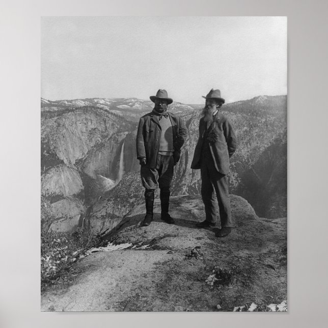 Póster John Muir y Teddy Roosevelt (Frente)