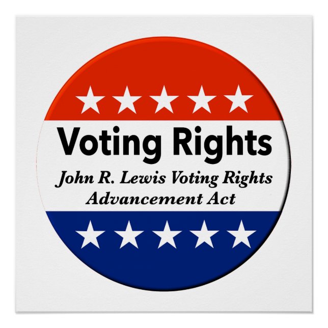 Póster John R. Lewis Voting Rights Advancement Act (Anverso)