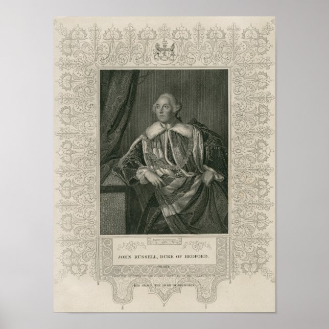 Póster John Russell, Duke of Bedford (Frente)