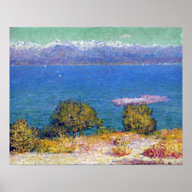 Póster John Russell Landscape, Antibes (La Bahía de Niza) (Frente)