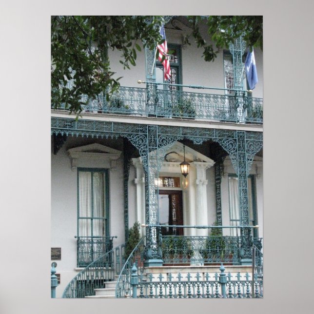 Póster John Rutledge House Inn, Poster de Charleston SC (Frente)