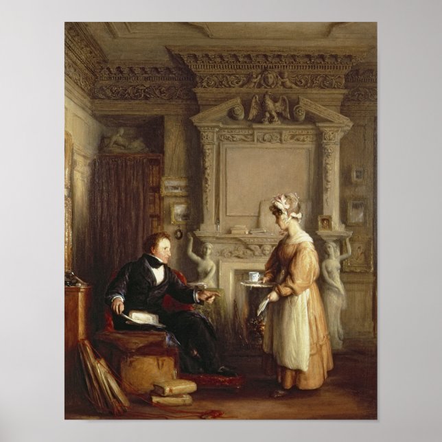 Póster John Sheepshanks y su empleada doméstica (Frente)