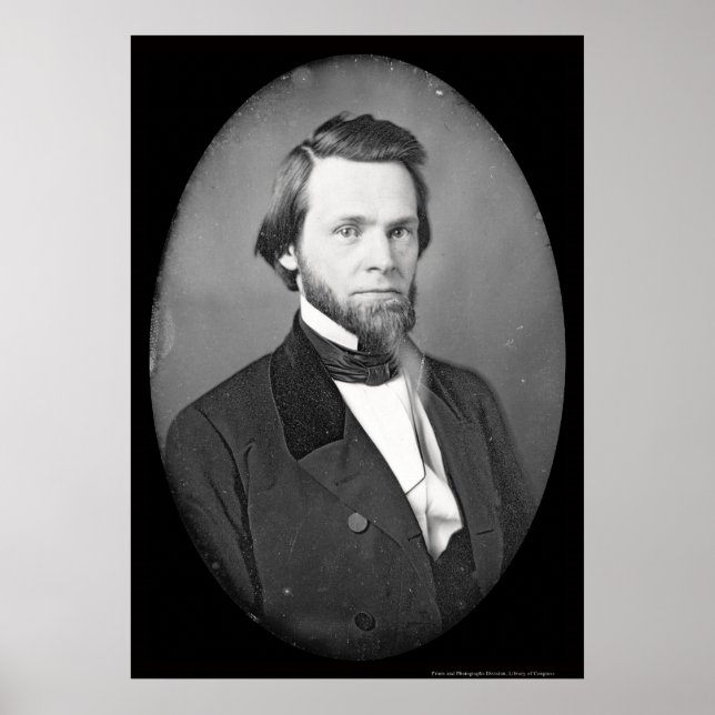 Póster John Sherman Ohio Daguerreotype 1846 (Frente)