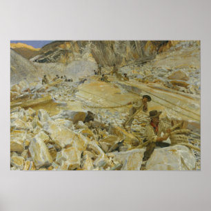 Póster John Singer Sargent - Derribar Mármol