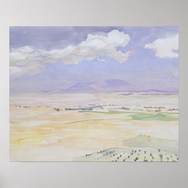 Póster John Singer Sargent - Desde Ávila (Frente)