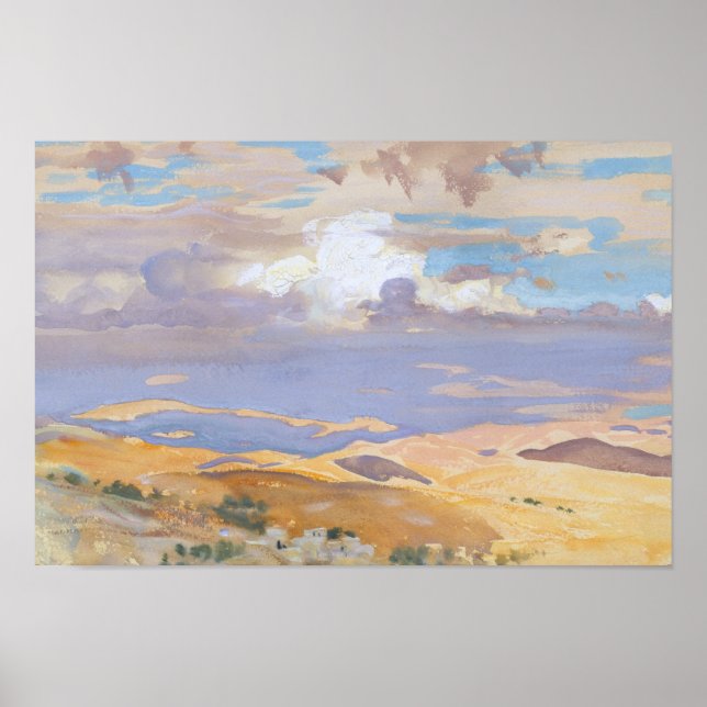 Póster John Singer Sargent - Desde Jerusalén (Frente)