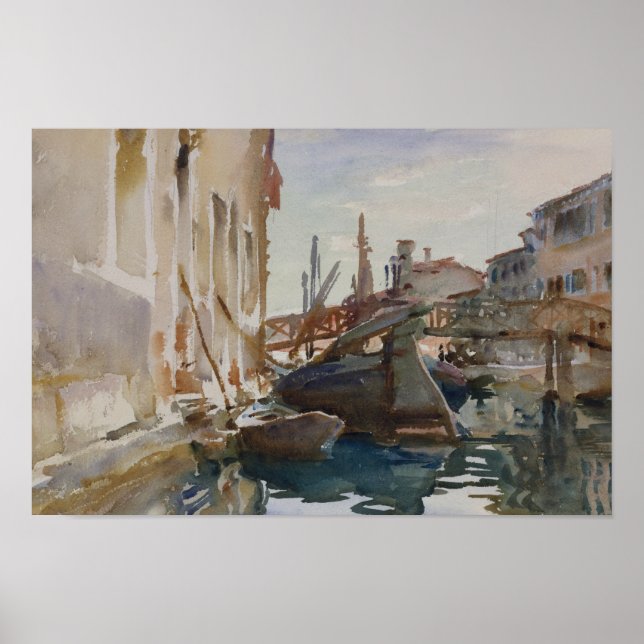 Póster John Singer Sargent - Giudecca (Frente)