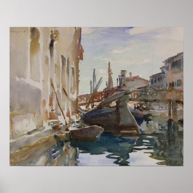 Póster John Singer Sargent - Giudecca (Frente)