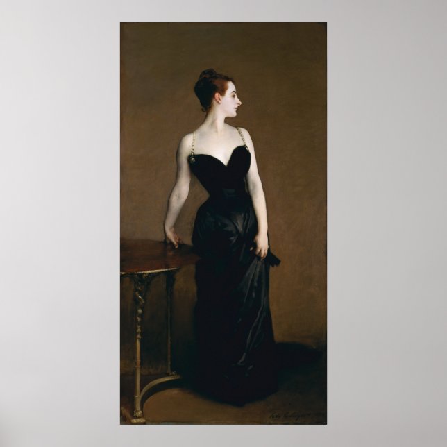 Póster John Singer Sargent Madame X Poster (Frente)