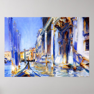 Póster John Singer Sargent Rio dell’Angelo Poster de Vene