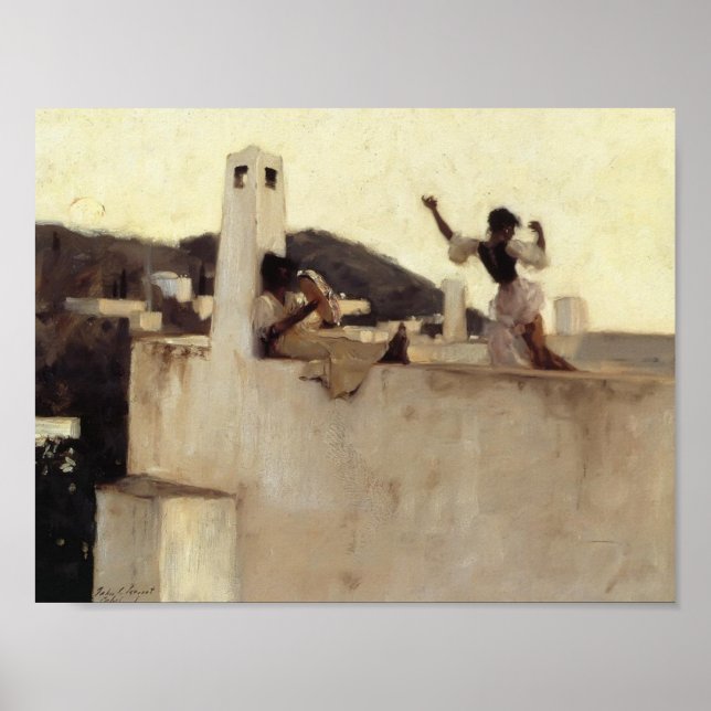 Póster John Singer Sargent - Rosina, Capri (Frente)