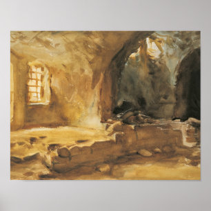 Póster John Singer Sargent - Ruined Cellar-Arras