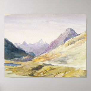 Póster John Singer Sargent - Suiza 1869 Sketchbook