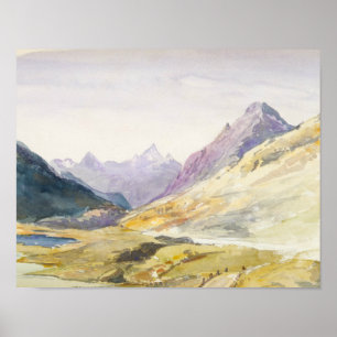 Póster John Singer Sargent - Suiza 1869 Sketchbook