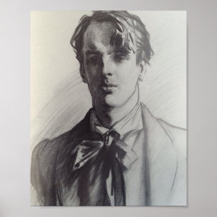 Póster John Singer Sargent: William Butler Yeats