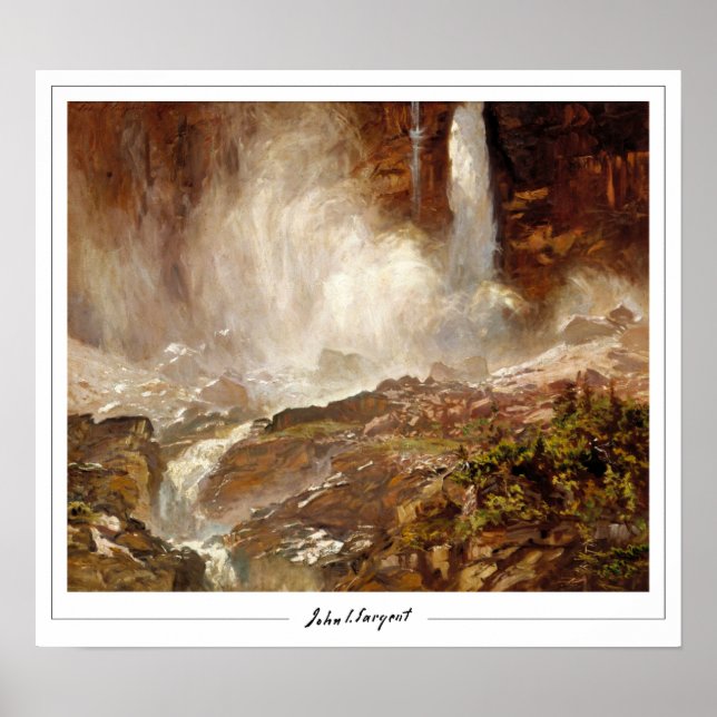 Póster John Singer Sargent Zedign Art Poster #100-2 (Frente)