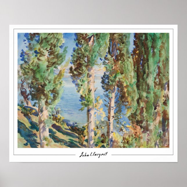 Póster John Singer Sargent Zedign Art Poster #11 (Frente)