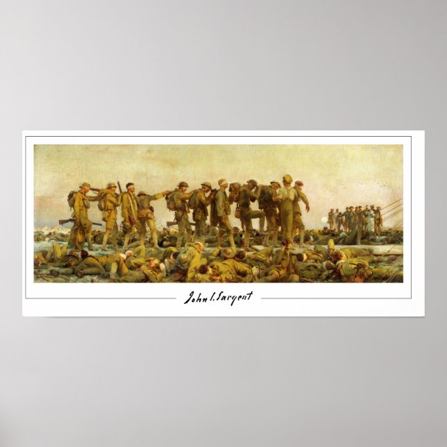 Póster John Singer Sargent Zedign Art Poster #15-2 (Frente)