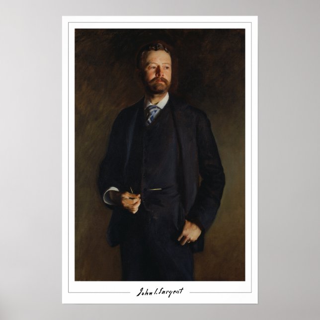 Póster John Singer Sargent Zedign Art Poster #18 (Frente)