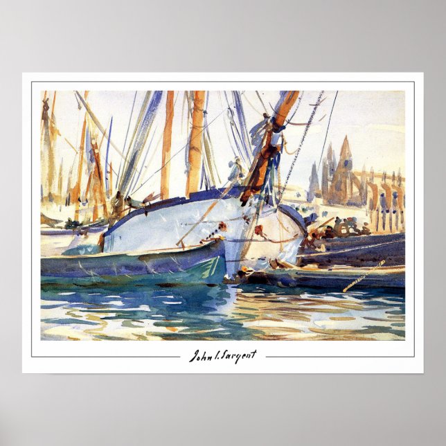 Póster John Singer Sargent Zedign Art Poster #204 (Frente)