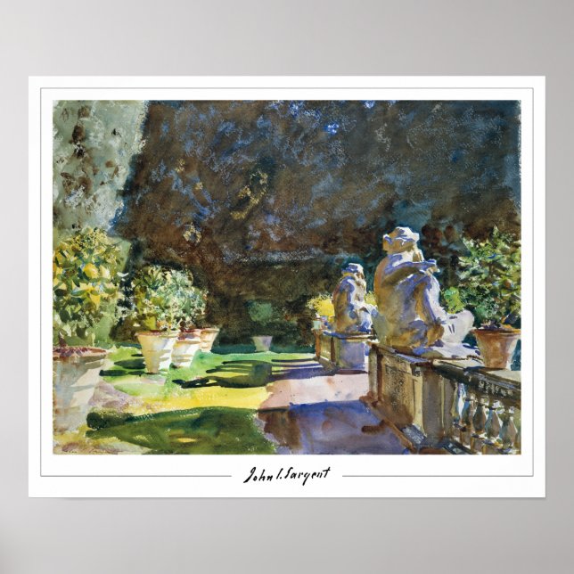 Póster John Singer Sargent Zedign Art Poster #3-2 (Frente)