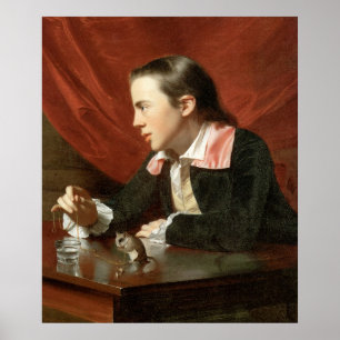 Póster John Singleton Copley Boy Con Una Ardilla
