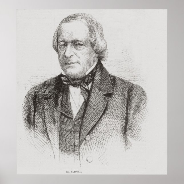 Póster John Slidell, 1861 (Frente)