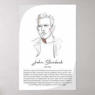 Póster John Steinbeck