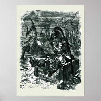 Póster John Tenniel: Davy Jones Locker