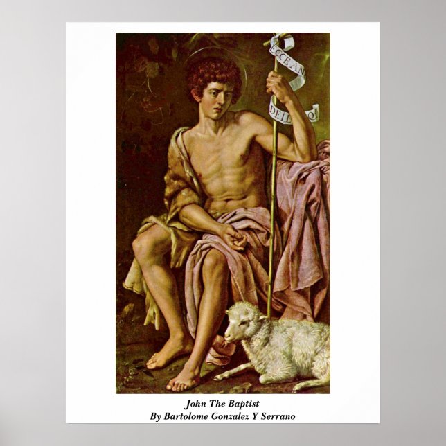 Póster John The Baptist De Bartolome Gonzalez Y Serrano (Frente)