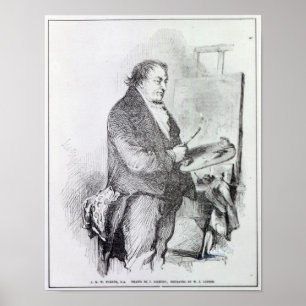 Póster John Thomas Smith Joseph Mallord William Turner