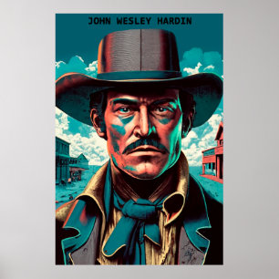 Póster John Wesley Hardin