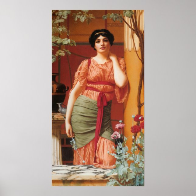 Póster John William Godward - Nerissa (Frente)