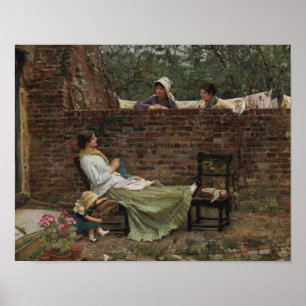 Póster John William Waterhouse - Buenos vecinos