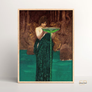 Póster John William Waterhouse Circe Invidiosa Mythologic
