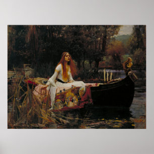 Póster John William Waterhouse - La Dama de Shalott,