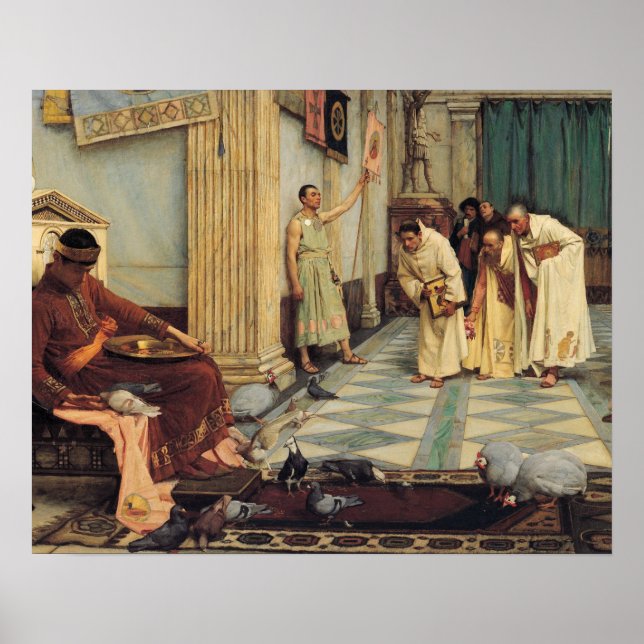 Póster John William Waterhouse - Los Favoritos... (Frente)