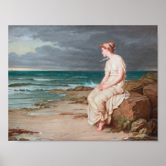 Póster John William Waterhouse Miranda Art Poster (Frente)