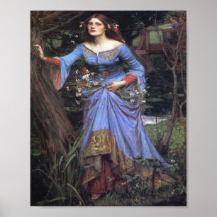 Póster John William Waterhouse - Ophelia