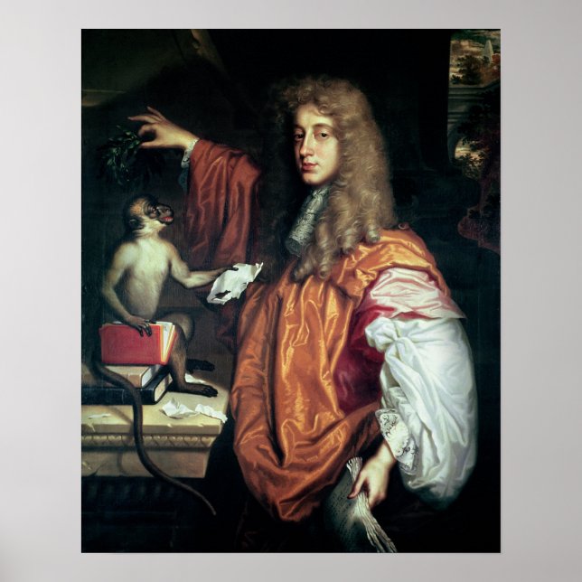 Póster John Wilmot  2nd Earl of Rochester, c.1675 (Frente)